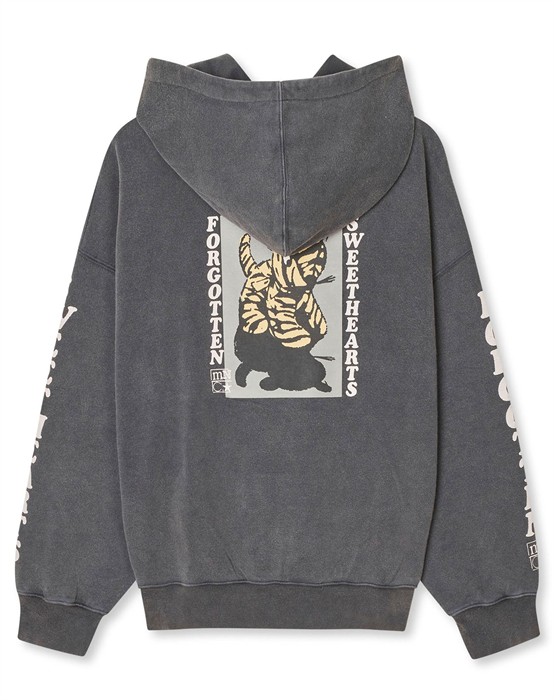 Compact Cotton Altas Hoddie - Washed Black